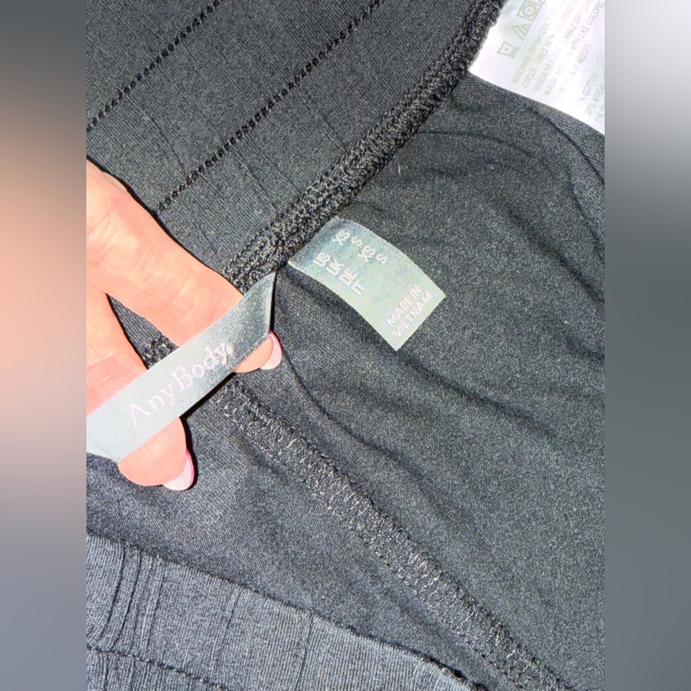 AnyBody Black Lounge Pants - Picture 6 of 9